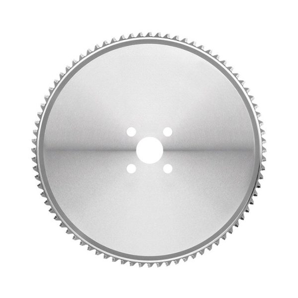 Cermet tipped circular saw blade for metal cutting